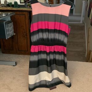 LOFT sleeveless a line dress.